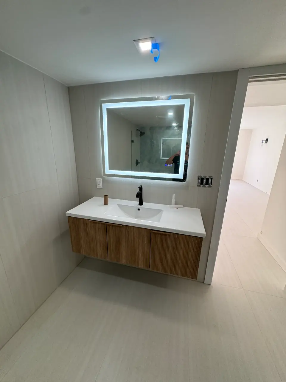 Finished bathroom detail