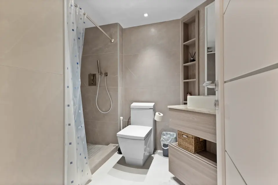 Finished bathroom renovation