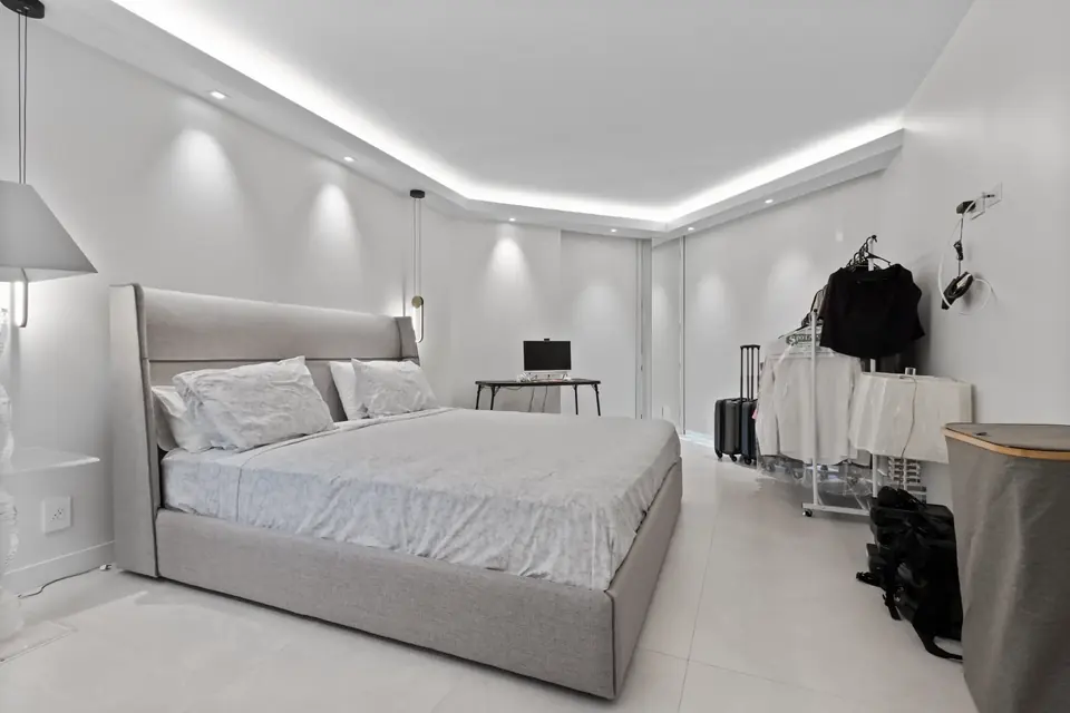 Finished interior renovation detail