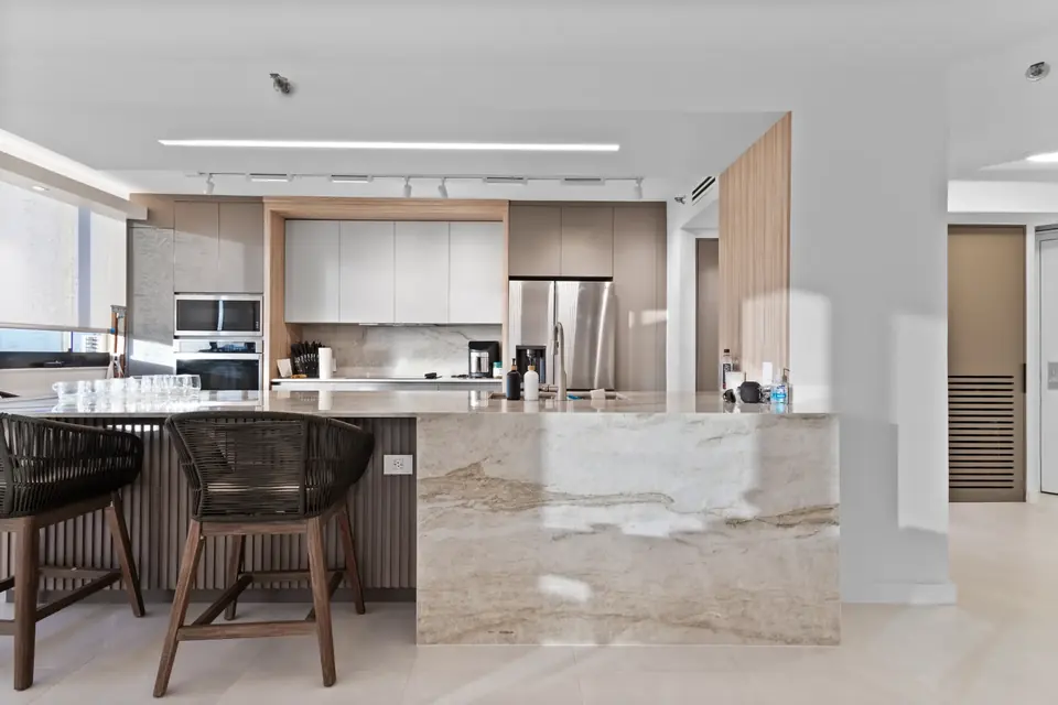 Finished open kitchen renovation