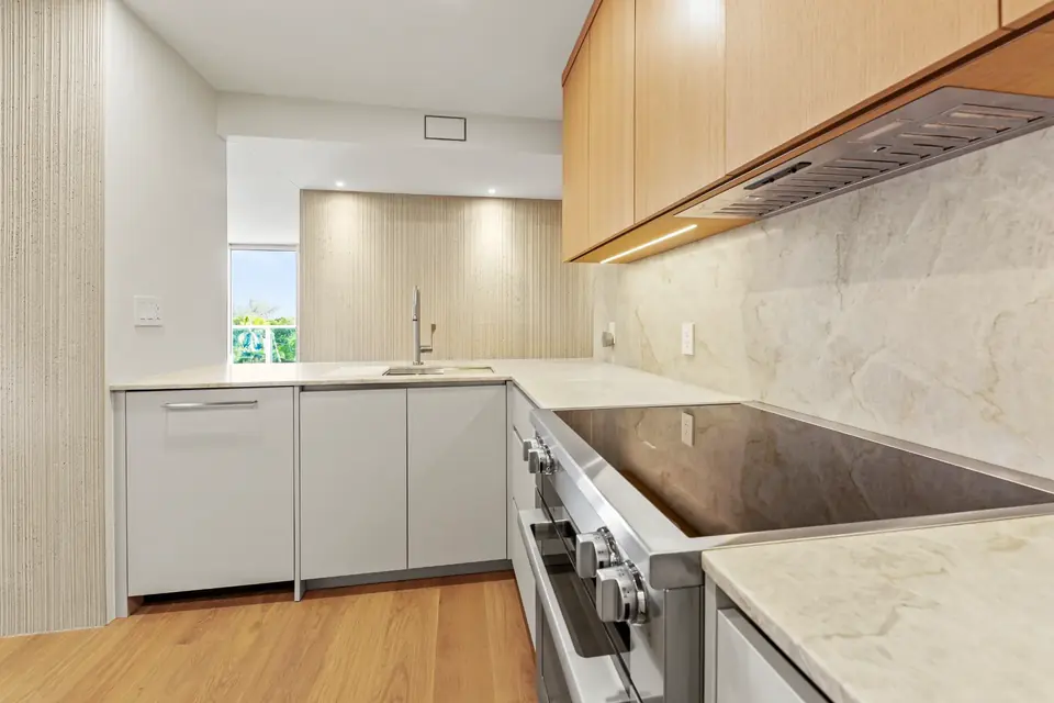 Finished kitchen remodeling detail