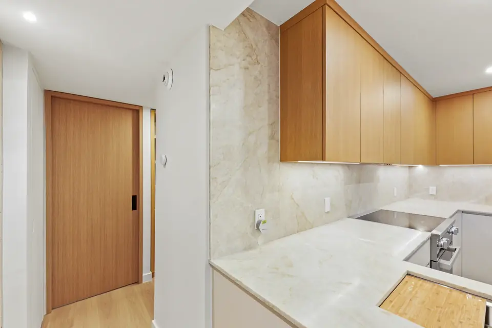 Finished kitchen interior